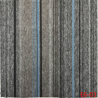 Dalles de moquette écologiques modernes gris foncé, extra-épaisses, à boucles, adaptées aux animaux domestiques, résistantes aux taches, 50x50cm, pour la maison et le bureau