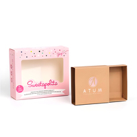 Caja de Jabón Moderna Minimalista con Diseño Gráfico y Cierre de Solapa Entrelazada para Jabón de Spa