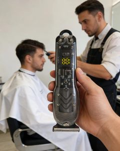 Recortadora de Pelo Inalámbrica Recargable con Cuatro Cabezales Intercambiables, Bajo Ruido, Cuchillas Ajustables, Herramienta de Aseo para Uso Doméstico - Product Image 6