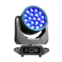 Projecteur LED mobile GBR-BE1920R 19x20W RGBW 4-en-1 avec effet œil d'abeille, contrôle sonore et indice de protection IP33