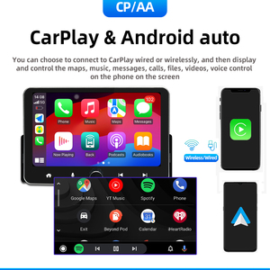 1 Din 7 inch HD màn hình cảm ứng đài phát thanh xe Android 10.0 <span class=keywords><strong>GPS</strong></span> <span class=keywords><strong>navigation</strong></span> BT <span class=keywords><strong>5.0</strong></span> Carplay 4 gam Auto Stereo đơn vị đứng đầu - Product Image 2