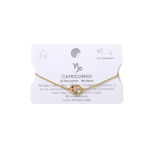 Bracciale in acciaio inossidabile Capricorn con diamanti Plusera - Product Image 2