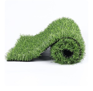 Gazon artificiel QIZHI, norme nationale transfrontalière, vert, épaissi, réaliste, pour parcs d'attractions extérieurs, écoles, sports et fitness - Product Image 1