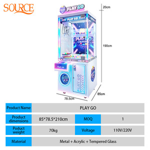 Máquina de grúa de garras operada con monedas SOURCE, nuevo diseño, máquina expendedora de juguetes de arcade para centro comercial para niños - Product Image 4