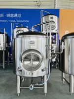 Réservoir de stockage de bière 500L Serving Brite Tank en acier inoxydable 304, machine de service de bière automatique PID pour bar