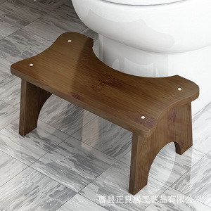 Taburete de baño Zhengliangju, taburete de madera para niños, soporte para ponerse en cuclillas en el baño, diseño fácil de limpiar - Product Image 2