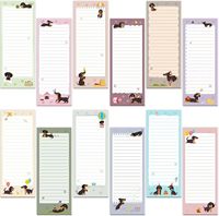 Bloc de Notas Magnético Brillante, Páginas Multicolor para Organización del Hogar, Bloc de Listas de Compras Resistente para Minoristas de Artículos para el Hogar