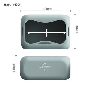 Boîte à mouchoirs en silicone avec ventouse, design suspendu, imperméable, multi-usage pour voiture et salon - Product Image 4