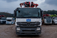 Camion pompe à béton diesel d'occasion Sanys SYM5330THBEB 490C-8S 5 sections, moteur EURO 3 OM501LA. III/17 Fabriqué en 2017