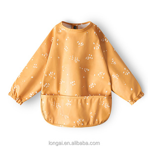 Bavoir d'alimentation imperméable et anti-salissure pour enfants, sac de riz doux lavable pour bébé, motif imprimé. - Product Image 6