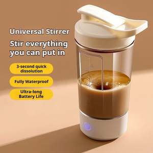 Botella de Gimnasio Automática Portátil, Tamaño y Capacidad Personalizables, Vaso de Agua de Plástico, Botella Mezcladora Eléctrica para Uso en la Oficina - Product Image 1