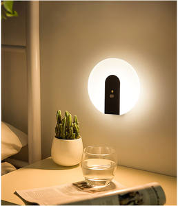 Lampe murale LED <span class=keywords><strong>rechargeable</strong></span> sans fil magnétique en acrylique pour chambre à coucher avec capteur de présence humaine - Product Image 5
