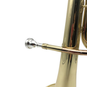 Trompa Eb <span class=keywords><strong>de</strong></span> tres llaves verticales, <span class=keywords><strong>instrumento</strong></span> <span class=keywords><strong>de</strong></span> latón occidental <span class=keywords><strong>de</strong></span> grado profesional para estudiantes, principiantes, práctica, presentaciones y exámenes. - Product Image 4
