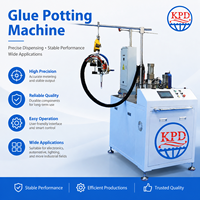 Máquina Dispensadora de Pegamento AB de Dos Componentes Semiautomática Portátil, Sistema de Mezcla y Dispensación de Resina Epoxi y Silicona de Precisión