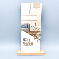 Guide du marché des matériaux de construction sur mesure Impression manuelle avec codes QR interactifs Cartes de sol Profils des vendeurs-Papier carton fabriqué