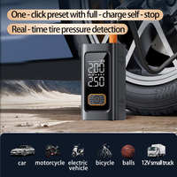 Portable Car Booster Emergency Battery Pack 14.8V 10000Mah 1500A Car Jump Starter with Air Pump Tire Inflator Compressor
