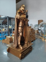 Statue de Porte-Sabre en Fibre de Verre sur Mesure, Taille Réelle, Sculpture à Vendre