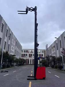 Elektrikli çift derin makas istifleyici 11m kaldırma yüksekliği 1.6t yan Shifter fonksiyonu seçeneği ile Forklift elektrikli kamyon ulaşmak - Product Image 5