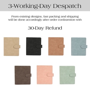 Hongbo bán chạy nhất 7-màu da bò da ràng buộc A5 tổ chức chương trình nghị sự/kế hoạch/tạp Chí/Nhật ký/máy tính xách tay Bìa rời lá xoắn ốc - Product Image 3