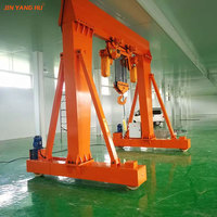 Grue à portique mobile électrique motorisée pour la construction, capacité de 1, 2, 3, 5 et 10 tonnes, pour le levage de matériaux en entrepôt