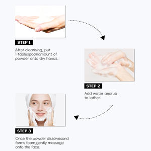 OEM ODM arroz y enzima cara brillo limpieza en polvo papaya ceramida para la piel exfoliante Control aceite lavado <span class=keywords><strong>facial</strong></span> limpiador - Product Image 6