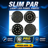 Carte de réparation pour projecteur LED Slim Par 54x3W RGBW RGB Pleine Couleur DMX512, Panneau en aluminium pour accessoires de réparation d'éclairage de scène, de fête et de club