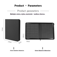   Reliure 252 emplacements pour cartes Album de collection de cartes Yu-Gi-Oh haut de gamme avec un design moderne Couverture en PU Porte-cartes rigide en plastique PP