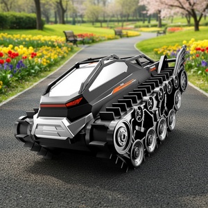 Nouveau char électrique amphibie étanche sur chenilles, jouet d'extérieur pour enfants, modèle tout-terrain - Product Image 5
