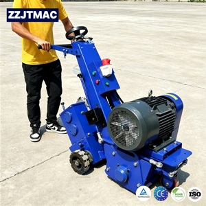 Fraiseuse à béton portative 250MM 300MM, <span class=keywords><strong>scarificateur</strong></span> à béton à essence avec lame de remplacement réversible - Product Image 1