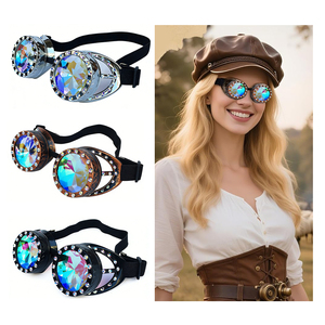 نظارات علوم خيالية للحام بتصميم قوطي عتيق رائجة للبيع، نظارات للحفلات وتنكر الهالوين بطراز ستيمبانك - Product Image 5