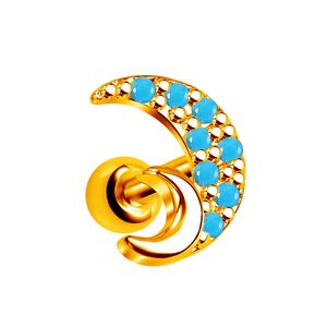 Joyería de Acero Inoxidable al por Mayor, Pendientes con Rosca Interna, <span class=keywords><strong>Piercing</strong></span> de <span class=keywords><strong>Labio</strong></span>, Diseño de Espina de Pescado con Parte Trasera Plana, Labret - Product Image 4