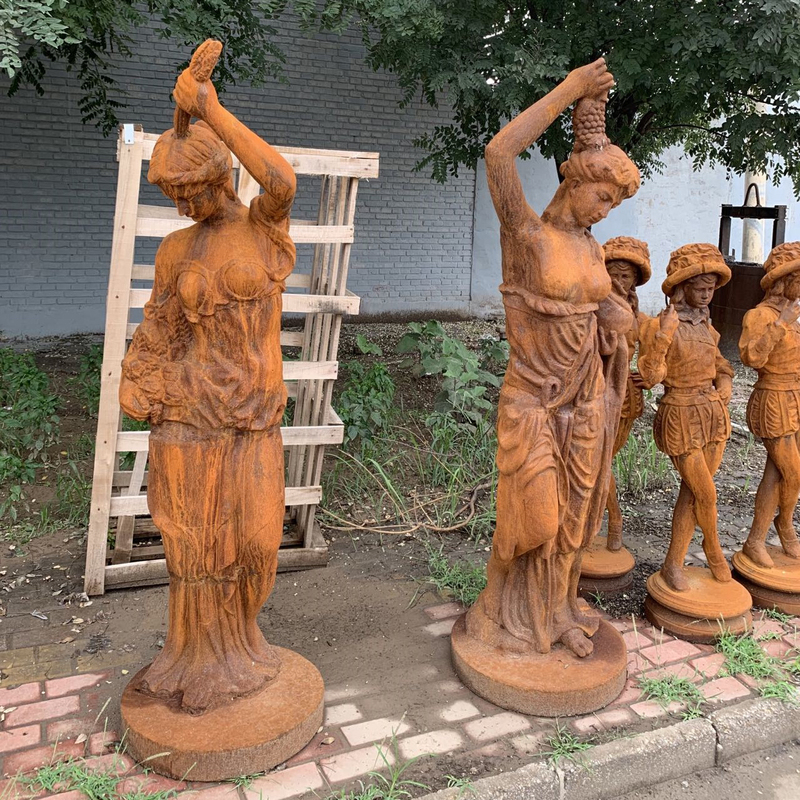 Decorative Cast Iron Animal Statues for
