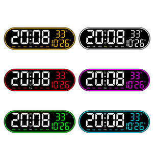 Orologio da Parete Digitale LED di Alta Qualità con Ampio Schermo, Luce Ambientale, Temperatura e Data - Product Image 5