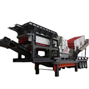 Station de concassage mobile pour pierres minières, ligne de production de pierres mobiles, concasseur de déchets de construction - Product Image 1