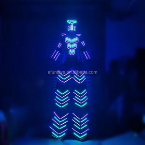 EFUN MOQ 1 pieza espectáculo <span class=keywords><strong>de</strong></span> lujo brillante cumpleaños celebración boda Robot traje <span class=keywords><strong>de</strong></span> baile evento Kryoman disfraz Led Disfraz <span class=keywords><strong>De</strong></span> Robot traje - Product Image 3