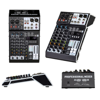 Conférence de performance de scène professionnelle 4/6/8/10 canaux petite console de mixage USB Bluetooth portable