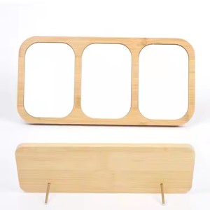 Accueil DIY Design Logo Personnalisé <span class=keywords><strong>Ardoise</strong></span> Photo Sublimation Blanc <span class=keywords><strong>Magnétique</strong></span> Bambou Affichage <span class=keywords><strong>Cadre</strong></span> Photo - Product Image 1