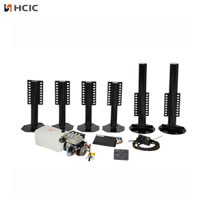Nuevo cilindro de nivelación hidráulica de doble acción de 2 etapas para autocaravana caravana sello de pistón de construcción de acero para construcción - Product Image 1