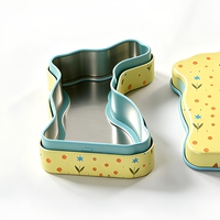 Boîte en métal en forme de lapin de Pâques, personnalisée, pour bonbons, chocolats, emballage cadeau pour les fêtes