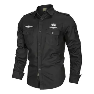 Yakeda 남자 낚시 셔츠 긴 소매 Camisa De Hombre Softshell 야외 전투 훈련 셔츠 사냥 전술 남자 셔츠