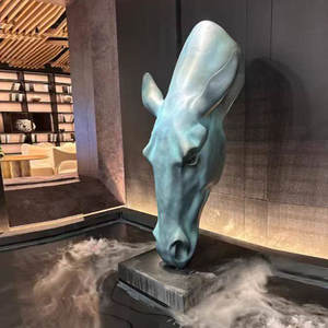 รูปปั้นม้า<span class=keywords><strong>เร</strong></span>ซิ่น<span class=keywords><strong>ส</strong></span>ร้าง<span class=keywords><strong>ส</strong></span>รรค์ใหม่ปี 2026 <span class=keywords><strong>ส</strong></span>ำหรับตกแต่งภายใน ทำจากไฟเบอร์กลาส <span class=keywords><strong>ส</strong></span>ีบรอนซ์โบราณ - Product Image 1