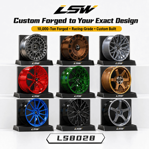 Custom Turbine Multi <b>Spoke</b> Forged Rims LS8028 Silver Aluminum <b>Wheels</b> Fit For Audi A6 Mercedes E-Class BMW - Product Image 6