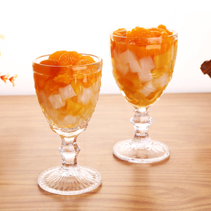 8 verres à crème glacée en <span class=keywords><strong>verre</strong></span> gravé, ensemble de 6 tasses à Dessert, nouveauté - Product Image 4