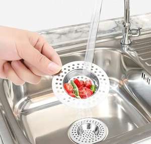 ที่กรองน้ำในห้องครัวทำจากสแตนเลส2แพ็คที่กรองผมที่กรองน้ำเป็นมิตรกับสิ่งแวดล้อมทำความสะอาดง่ายสำหรับบ้าน - Product Image 3