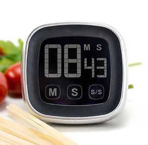 大型タッチ画面デジタルキッチンタイマーカウントダウンラウドストップウォッチアラーム間隔 - Product Image 3