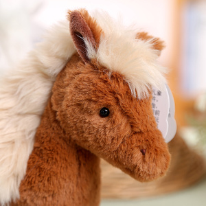 ตุ๊กตาม้าจำลองเหมือนจริง ของเล่นตุ๊กตาม้านุ่มนิ่มน่ารัก ตุ๊กตาม้านุ่มนิ่มสำหรับเด็ก - Product Image 6