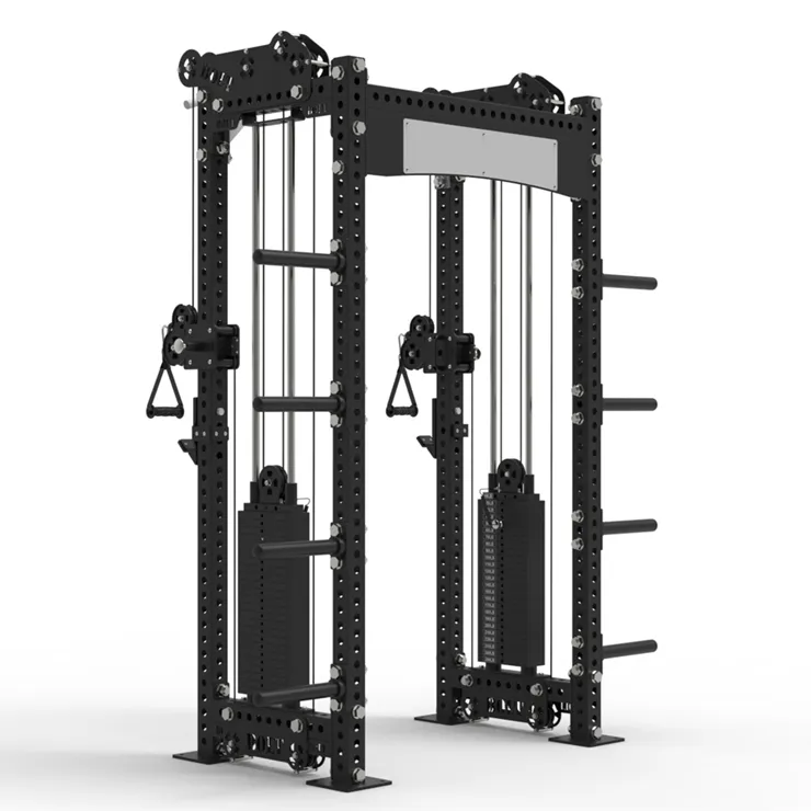 Support de squat d'entraînement multifonction 3 en un et demi équipement de rack