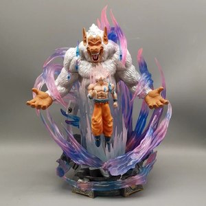 Figura de Anime de gorila de Son Goku Ultra Instinct de dragón de 30CM muñeca de juguete coleccionable japonesa con luz DBZ - Product Image 2