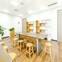 Table de conférence de bureau moderne en MDF de haute qualité pour hôtel, école, hôpital - Écologique et durable