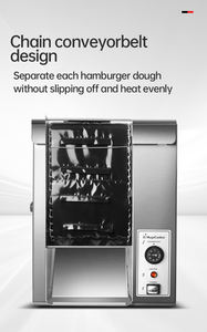 Patty automatico elettrico dell'hamburger della macchina dell'hamburger di alta efficienza di <span class=keywords><strong>vendita</strong></span> calda industriale che fa macchina - Product Image 5